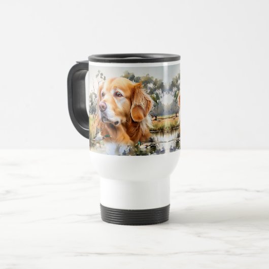 Golden Retriever Reisbeker (Voorkant links)