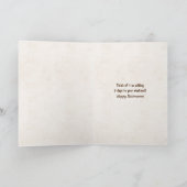 Golden Retriever Retirement Card Kaart (Binnen)