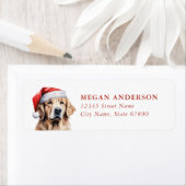 Golden Retriever Retouradreslabels Etiket (Insitu)