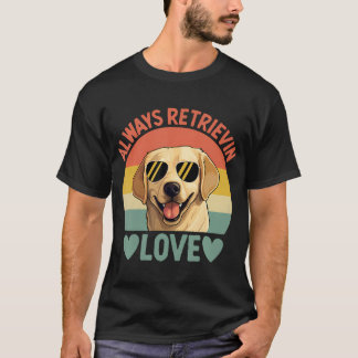 Golden Retriever Retrievin Love Hondenliefhebber P T-shirt