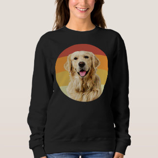 Golden Retriever Retro Face Dog Trui