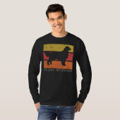 Golden Retriever Retro T-shirt (Voorkant volledig)