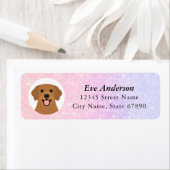 Golden Retriever Return Address Labels (Insitu)