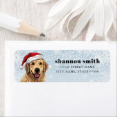 Golden Retriever Return Address Labels (Insitu)