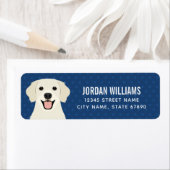 Golden Retriever Return Address Labels (Insitu)