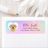 Golden Retriever Return Address Labels (Insitu)