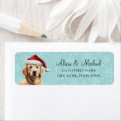 Golden Retriever Return Address Labels (Insitu)