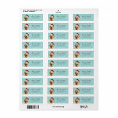 Golden Retriever Return Address Labels (Full Sheet)
