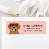 Golden Retriever Return Address Labels (Insitu)