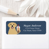 Golden Retriever Return Address Labels (Insitu)
