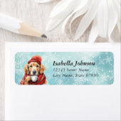 Golden Retriever Return Address Labels (Insitu)