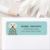 Golden Retriever Return Address Labels (Insitu)