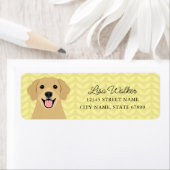 Golden Retriever Return Address Labels (Insitu)