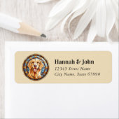 Golden Retriever Return Address Labels (Insitu)