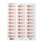 Golden Retriever Return Address Labels (Full Sheet)