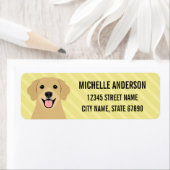 Golden Retriever Return Address Labels (Insitu)