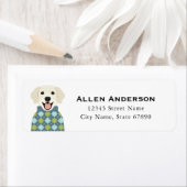 Golden Retriever Return Address Labels (Insitu)