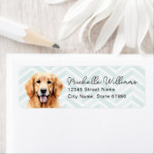 Golden Retriever Return Address Labels (Insitu)