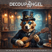 Golden Retriever Rockstar - Hor. - Ontkoppeling - Tissuepapier