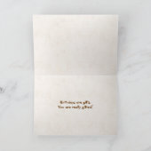 Golden Retriever Rope lijst voor Verjaardag Kaart (Binnen)