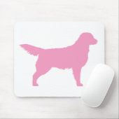 Golden Retriever (roze) Muismat (Met muis)