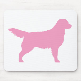 Golden Retriever (roze) Muismat