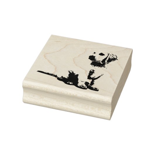Golden Retriever Rubberstempel (Stempel)