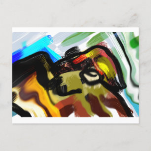 Golden Retriever Run Free Briefkaart