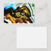 Golden Retriever Run Free Notitiekaartje (Voorkant / Achterkant)