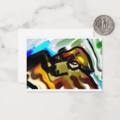 Golden Retriever Run Free Notitiekaartje (Voorkant / Achterkant in situ)