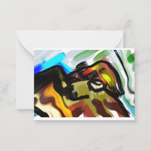 Golden Retriever Run Free Notitiekaartje (Voorkant)