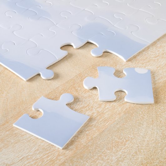 Golden Retriever Rustic Cabin Santa Hat Christmas Legpuzzel (Zijkant)