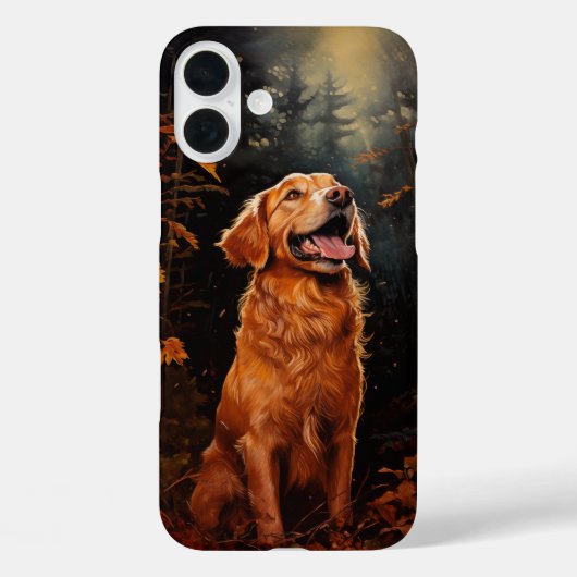 Golden Retriever 's nachts Case-Mate iPhone Case (Achterkant)