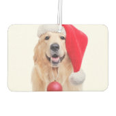 Golden Retriever Santa Air Freshener Luchtverfrisser (Achterkant)