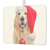 Golden Retriever Santa Air Freshener Luchtverfrisser (Links)