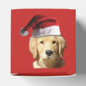 Golden Retriever Santa Claus Bedankdoosjes (Bovenkant)