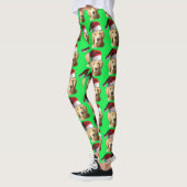 Golden Retriever Santa Claus Leggings (Links)