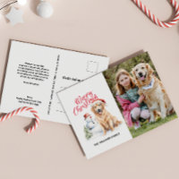 GOLDEN RETRIEVER SANTA HAT KERSTMIS SINGLE FOTO