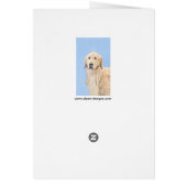 Golden Retriever schilderen - Kute Original Dog Ar (Achterkant)