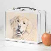 Golden Retriever schilderen - Kute Original Dog Ar (In situ)