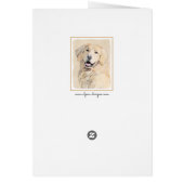 Golden Retriever schilderen - Kute Original Dog Ar (Achterkant)