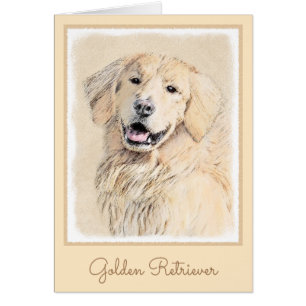 Golden Retriever schilderen - Kute Original Dog Ar