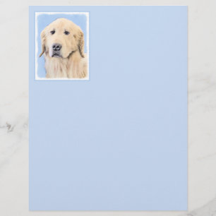 Golden Retriever schilderen - Kute Original Dog Ar