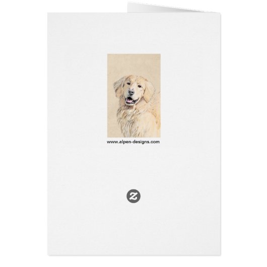 Golden Retriever schilderen - Kute Original Dog Ar (Achterkant)