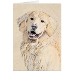 Golden Retriever schilderen - Kute Original Dog Ar