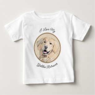 Golden Retriever schilderen - Kute Original Dog Ar