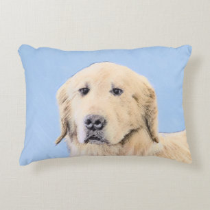 Golden Retriever schilderen - Kute Original Dog Ar Accent Kussen