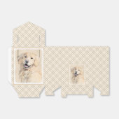 Golden Retriever schilderen - Kute Original Dog Ar Bedankdoosjes (Uitgevouwen)