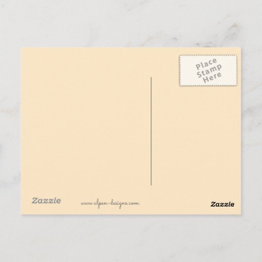 Golden Retriever schilderen - Kute Original Dog Ar Briefkaart (Achterkant)