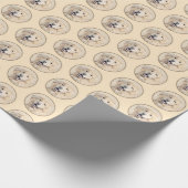 Golden Retriever schilderen - Kute Original Dog Ar Cadeaupapier (Hoek)